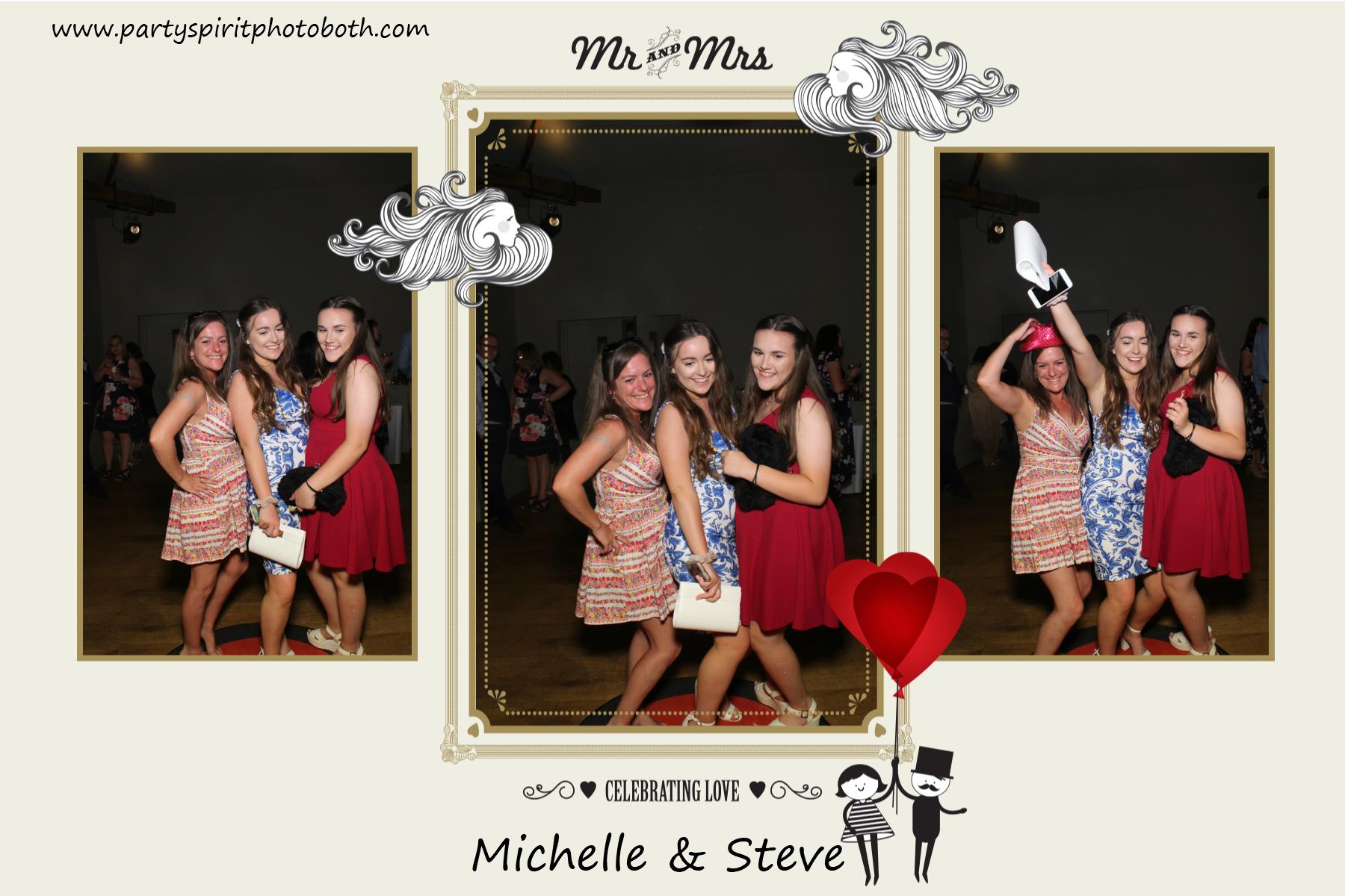 Michelle & Steve Wedding | View more photos from the event at gallery.partyspiritphotobooth.com/u/PartySpiritPhotoBooth/Michelle-Steve-Wedding